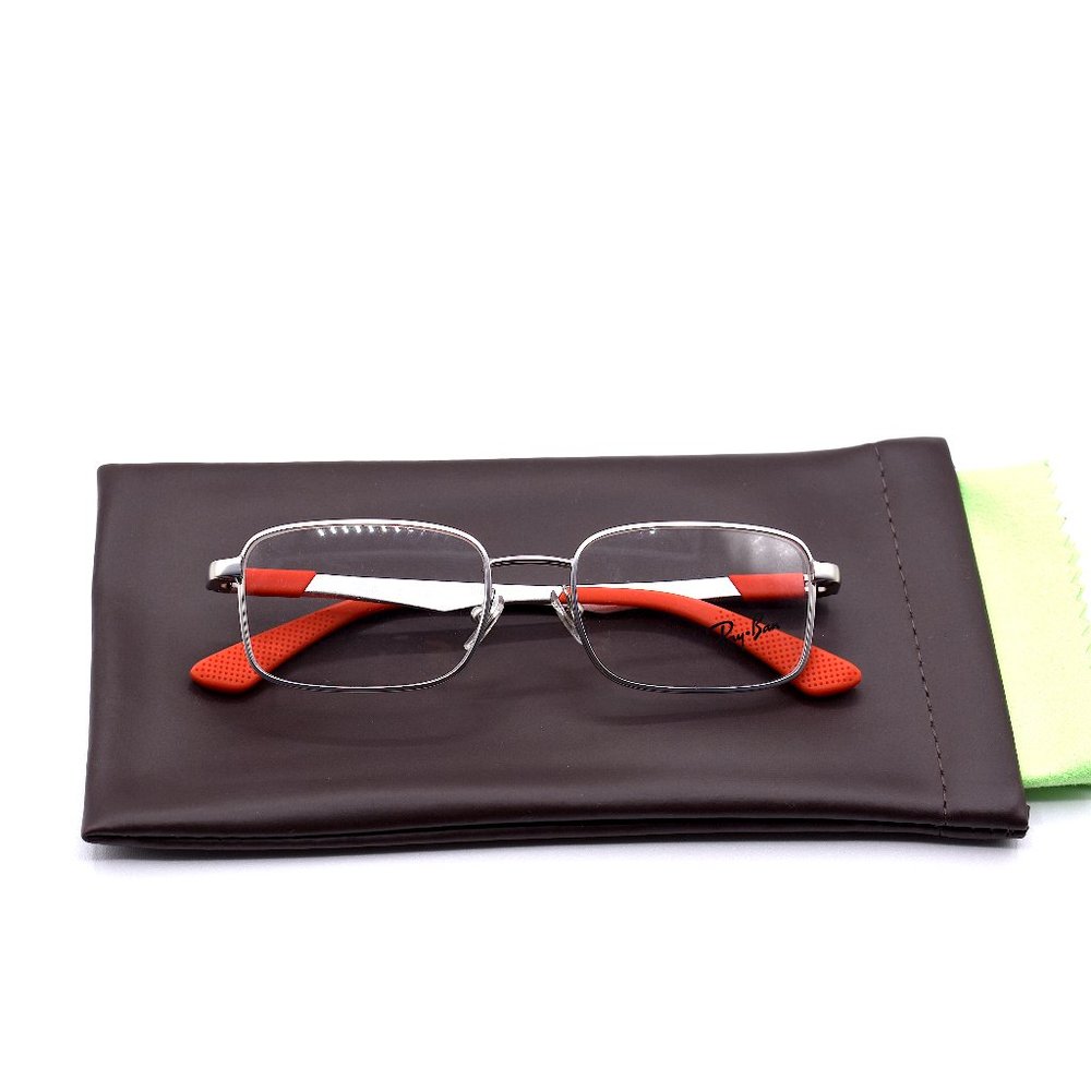 RAY-BAN JUNIOR RB1043 4021 SILVER EYEGLASSES AUTHENTIC FRAME - Picture 8 of 8
